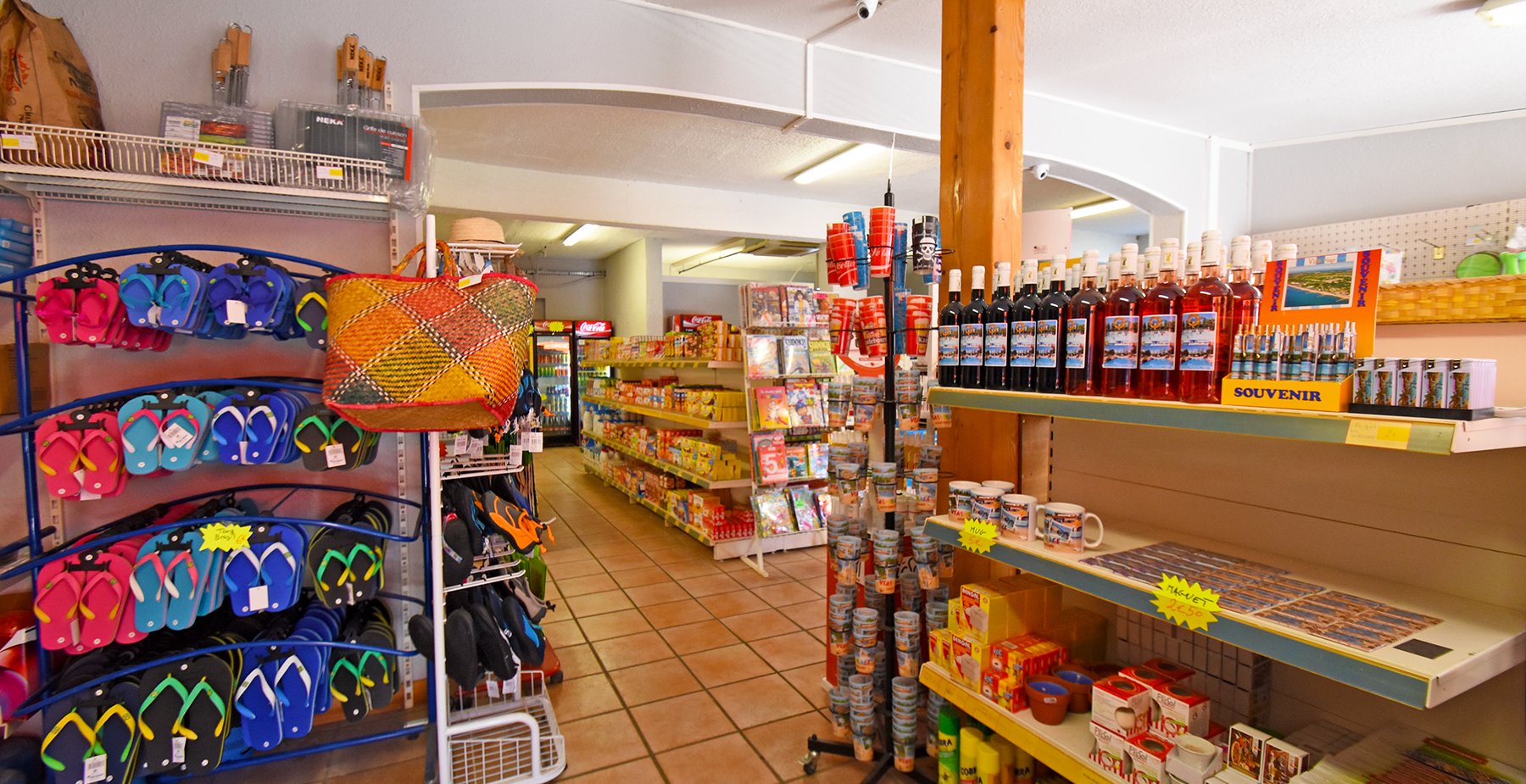 superette camping salisses